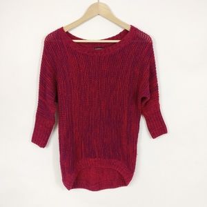 EXPRESS Womens Pink Purple Sweater Size XS